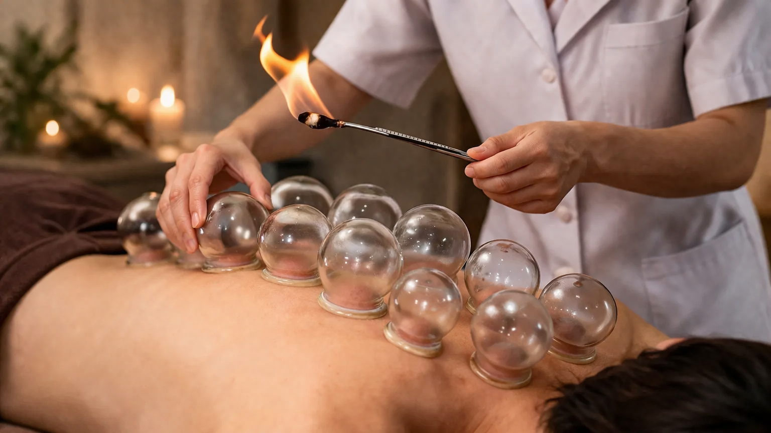 Schröpftherapie – Anwendung